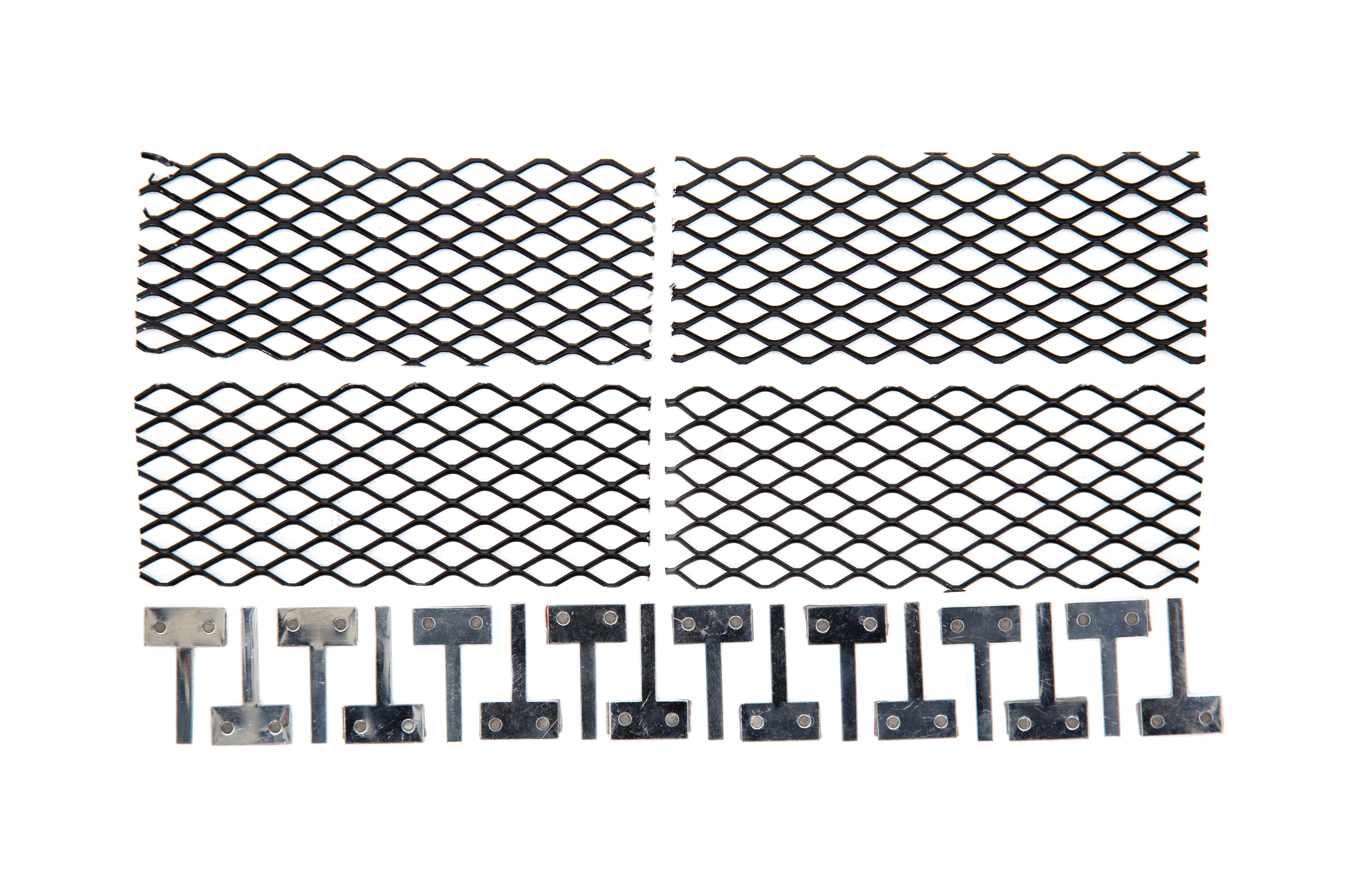 OLM S207 Style Paint Matched Rear Bumper Vent Inserts - Galaxy Blue Pearl (E8H) - 2015-2021 Subaru WRX / STI